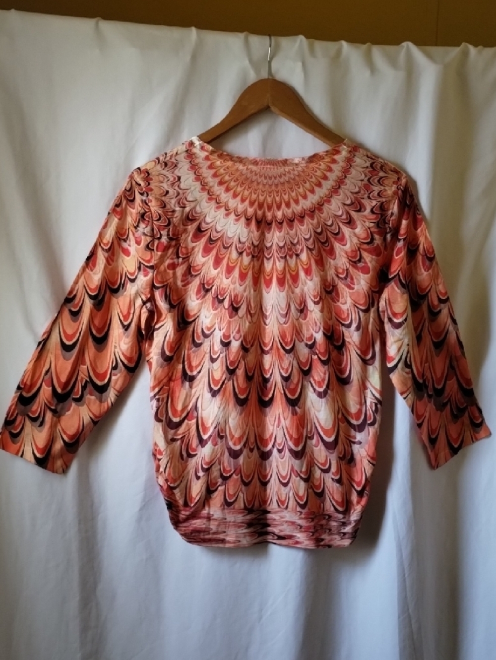 Chico's Pink Multi-Patterned Keyhole Tunic - Picture 8 of 14